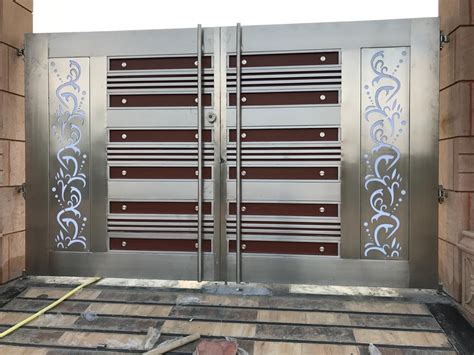 ss steel gate design|steel gate single door.